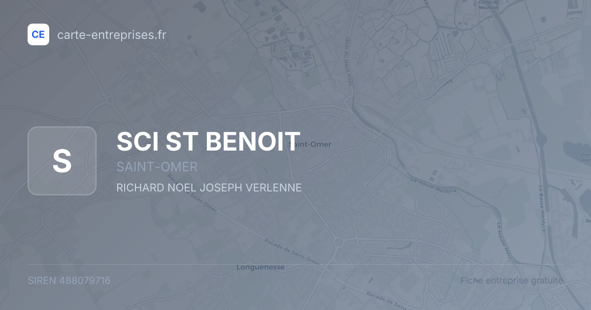 SCI ST BENOIT — 488079716 — fiche entreprise