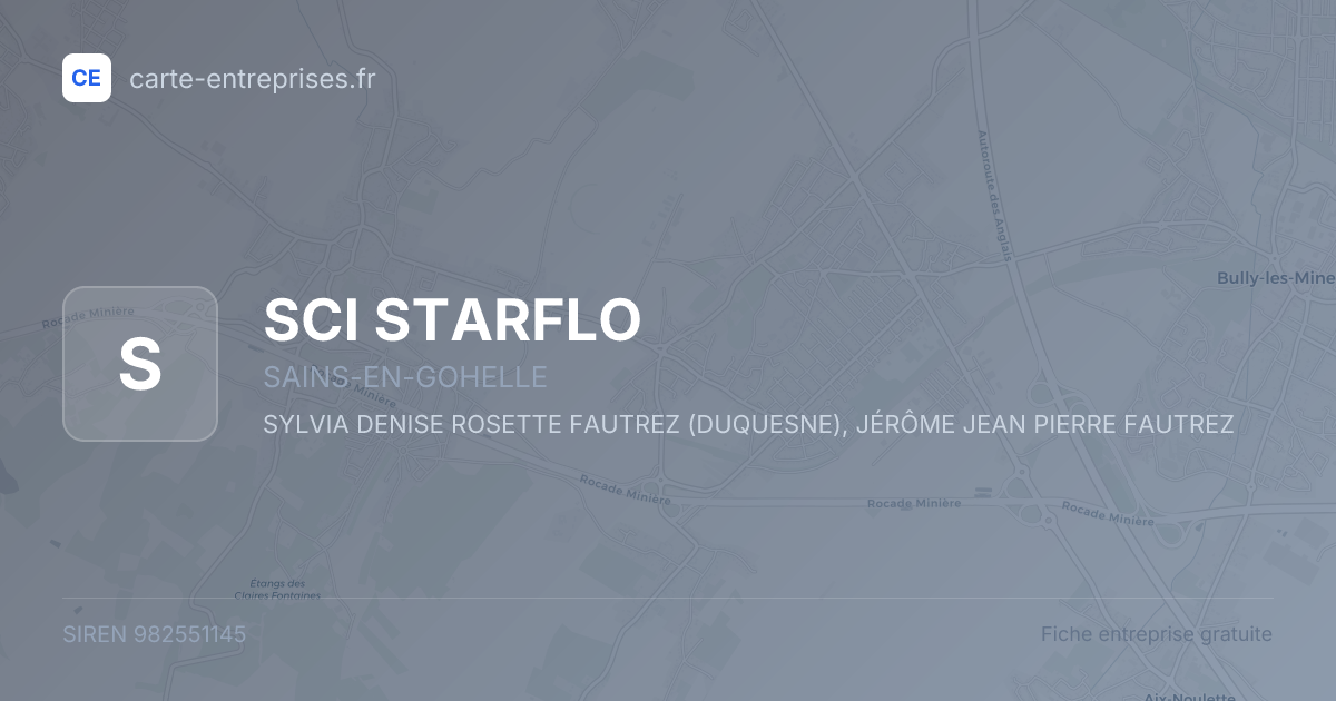 SCI STARFLO — 982551145 — fiche entreprise