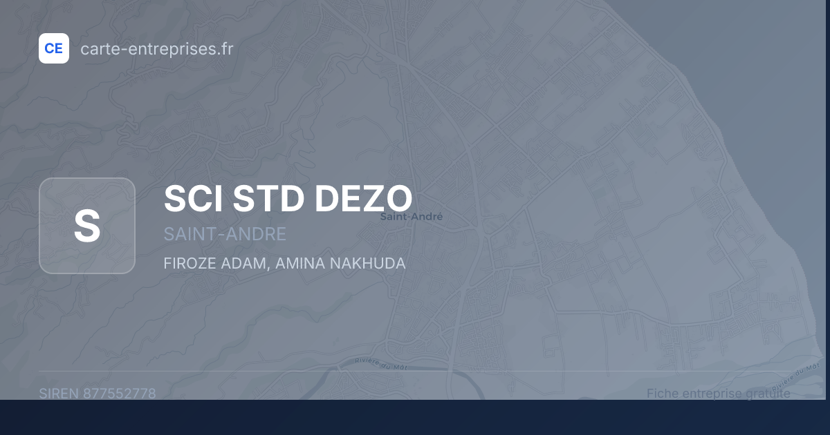 SCI STD DEZO — 877552778 — fiche entreprise