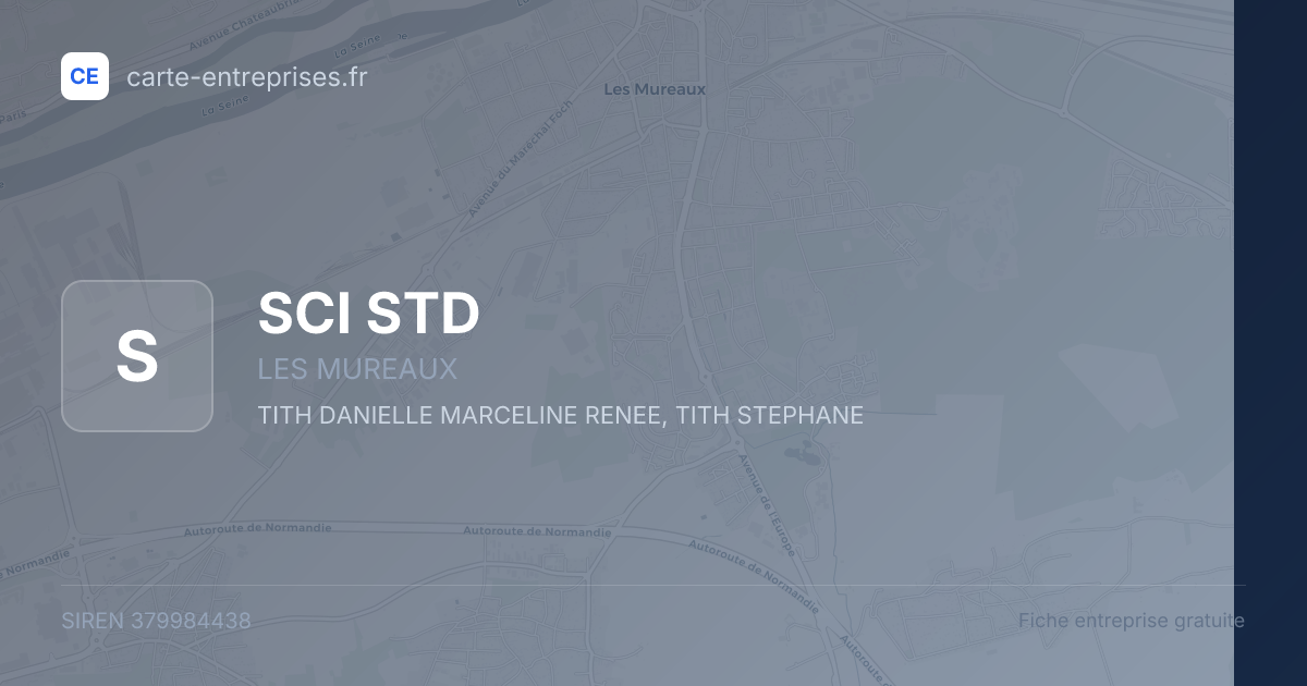 SCI STD — 379984438 — fiche entreprise