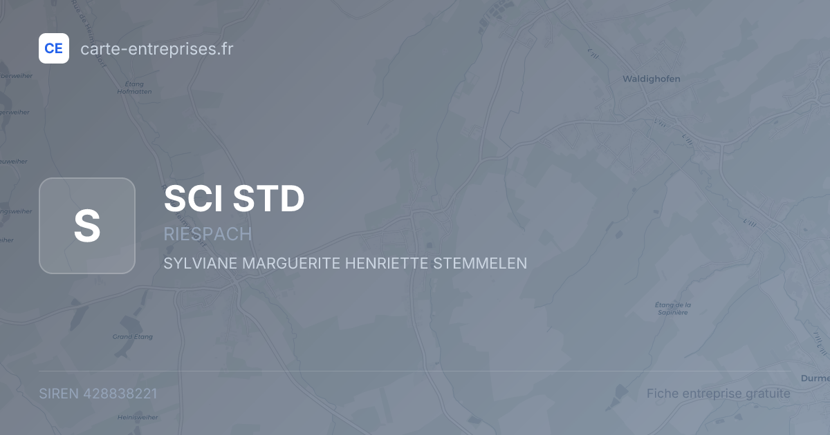 SCI STD — 428838221 — fiche entreprise