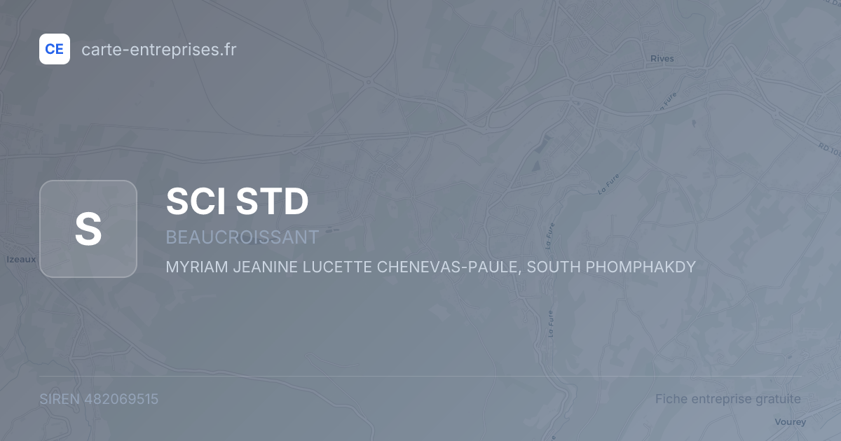 SCI STD — 482069515 — fiche entreprise