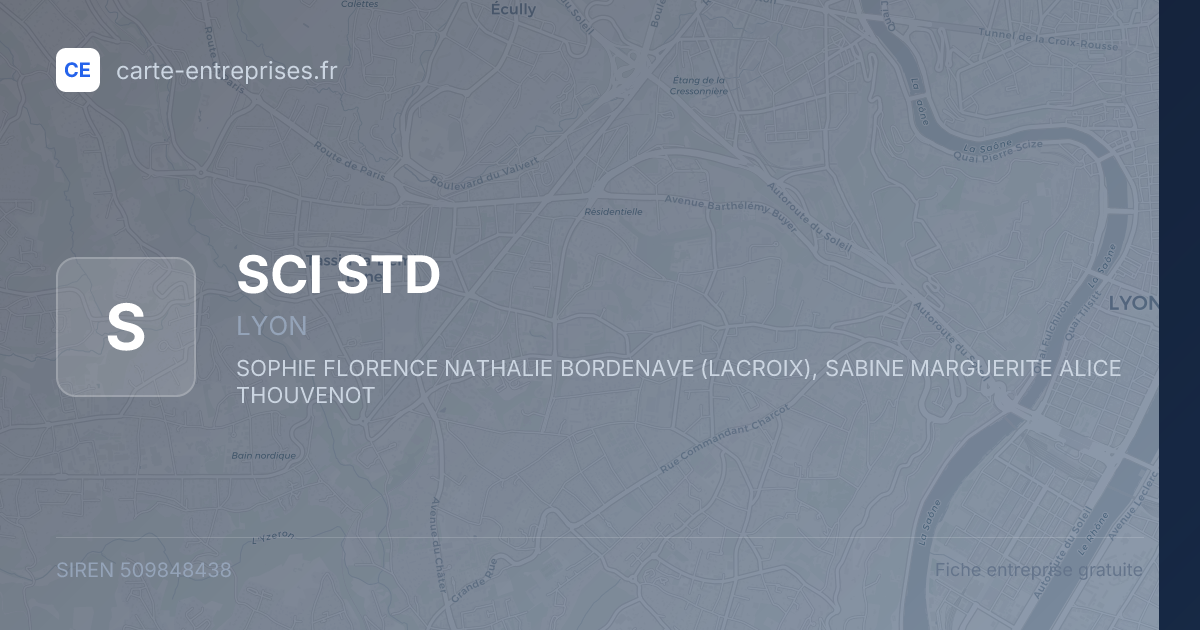 SCI STD — 509848438 — fiche entreprise