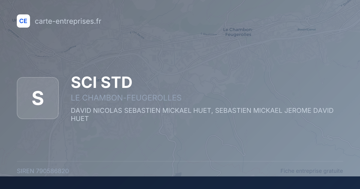 SCI STD — 790586820 — fiche entreprise