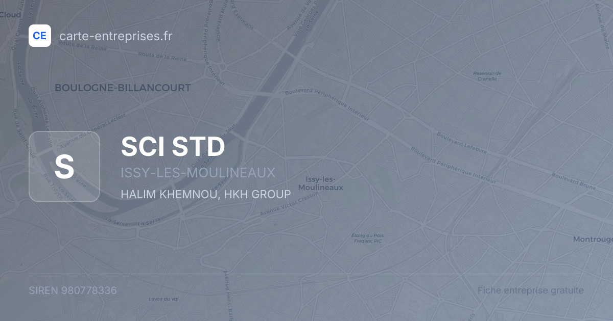 SCI STD — 980778336 — fiche entreprise