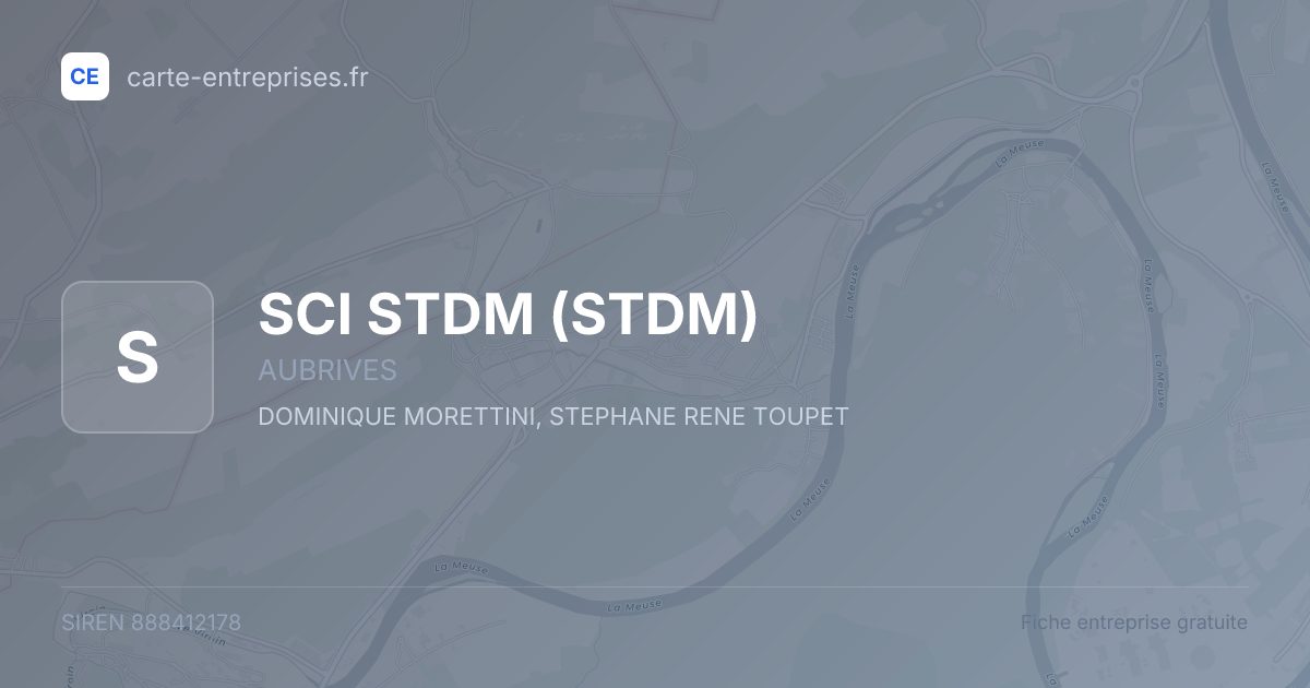 SCI STDM (STDM) — 888412178 — fiche entreprise
