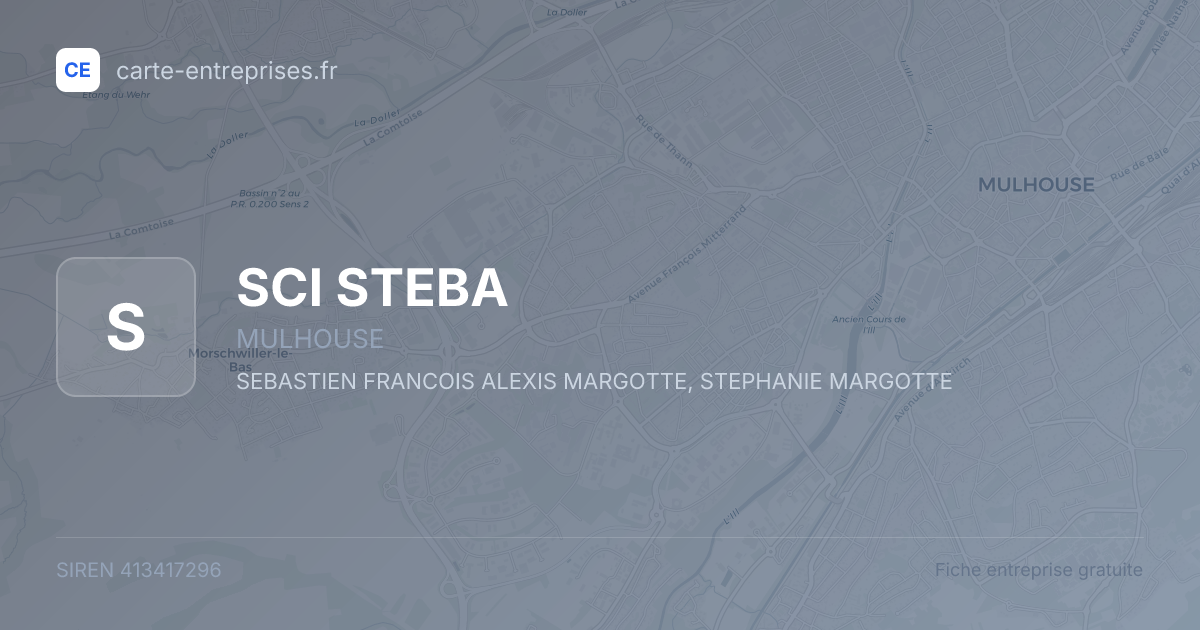 SCI STEBA — 413417296 — fiche entreprise