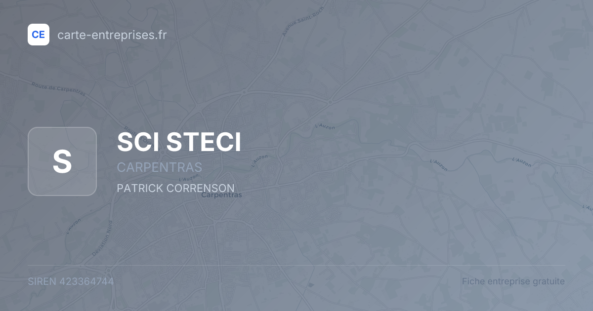 SCI STECI — 423364744 — fiche entreprise