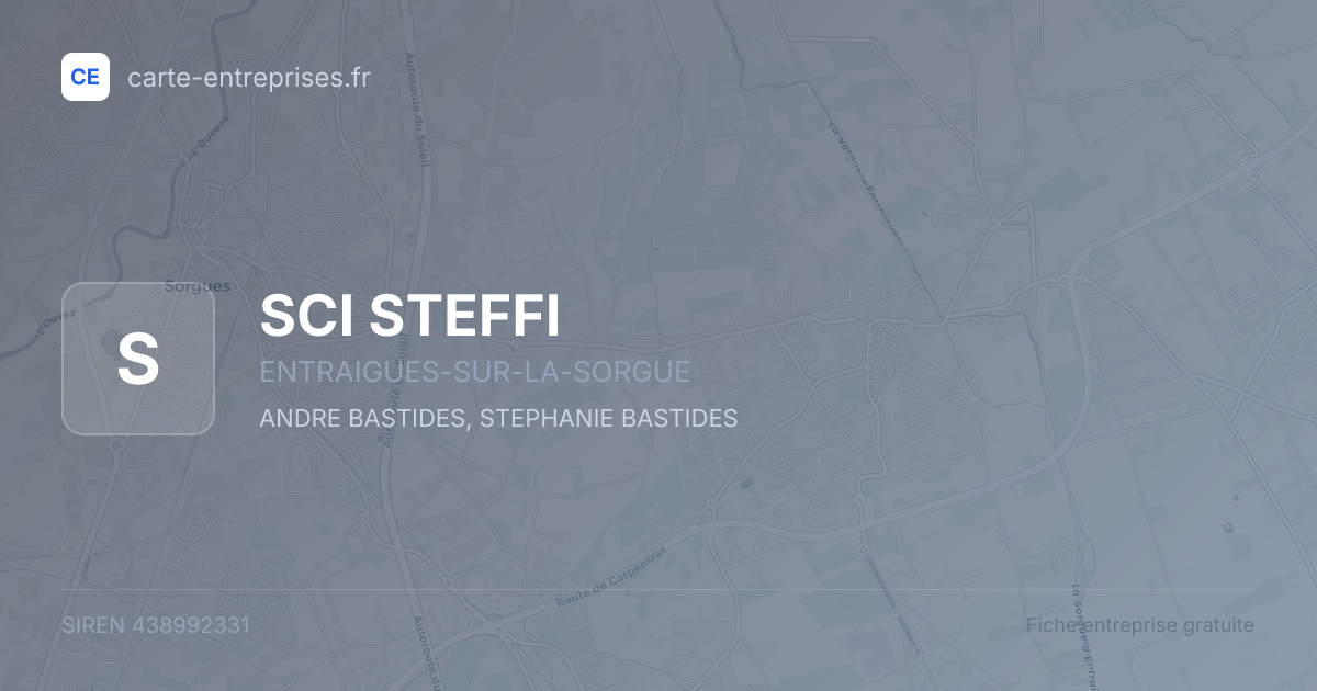 SCI STEFFI — 438992331 — fiche entreprise