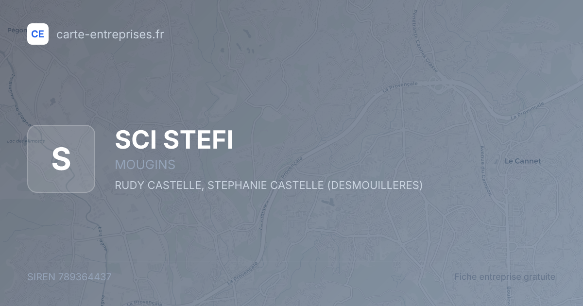 SCI STEFI — 789364437 — fiche entreprise