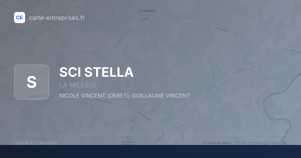 SCI STELLA — 431364934 — fiche entreprise