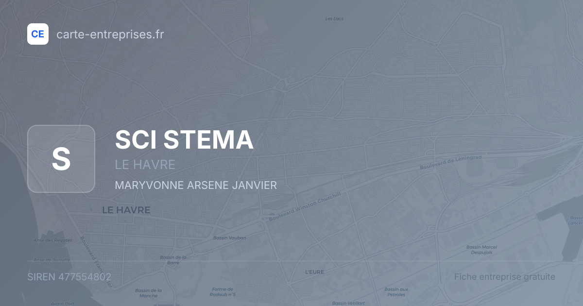 SCI STEMA — 477554802 — fiche entreprise