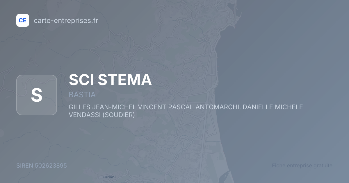 SCI STEMA — 502623895 — fiche entreprise