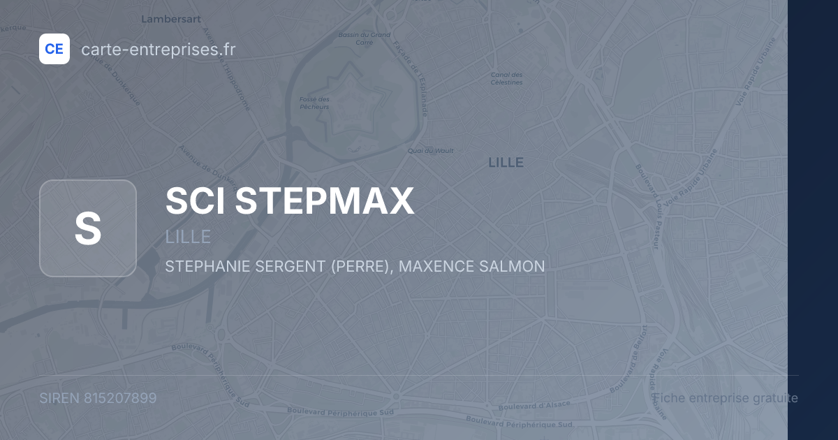 SCI STEPMAX — 815207899 — fiche entreprise
