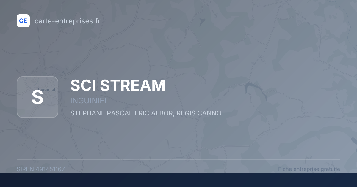 SCI STREAM — 491451167 — fiche entreprise