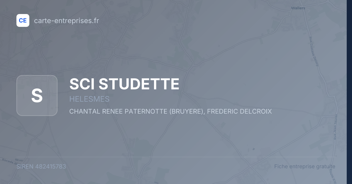 SCI STUDETTE — 482415783 — fiche entreprise