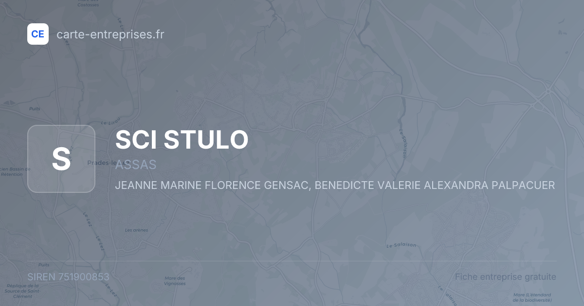 SCI STULO — 751900853 — fiche entreprise