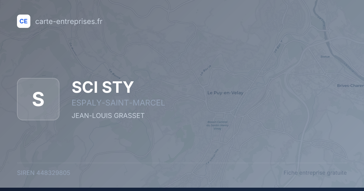 SCI STY — 448329805 — fiche entreprise
