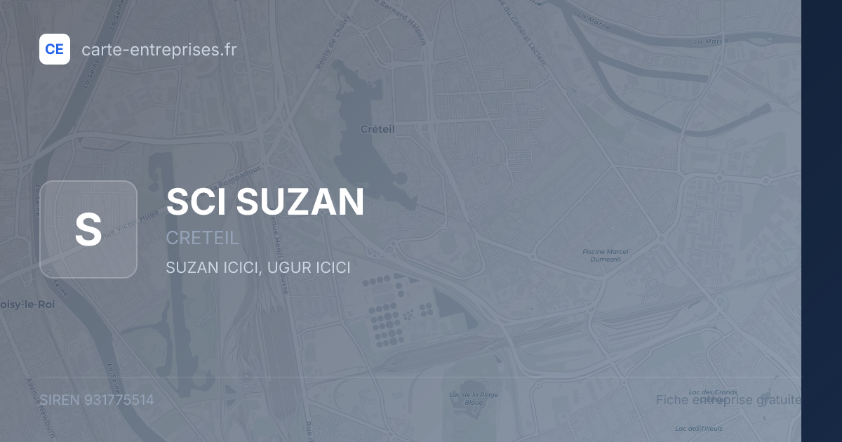 SCI SUZAN — 931775514 — fiche entreprise