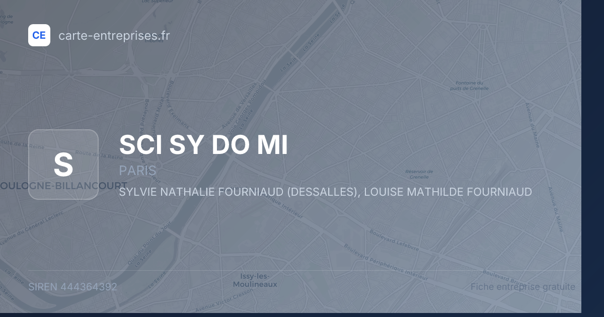 SCI SY DO MI — 444364392 — fiche entreprise