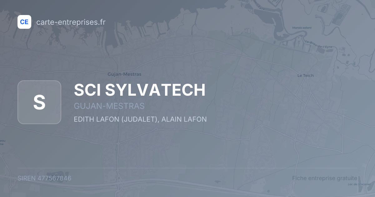 SCI SYLVATECH — 477567846 — fiche entreprise
