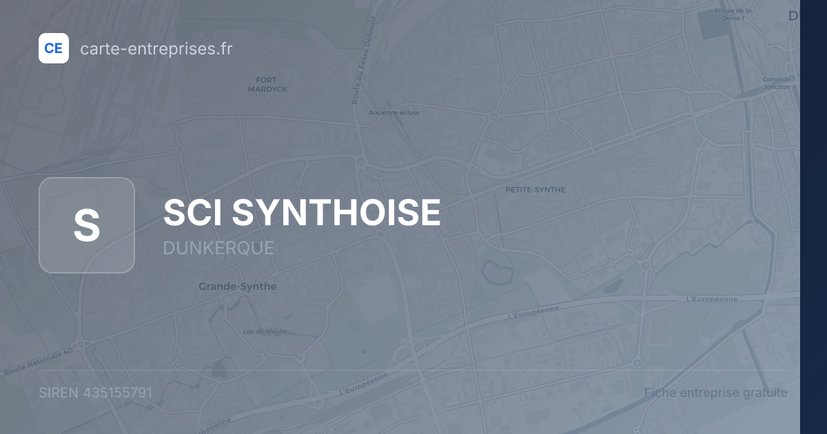 SCI SYNTHOISE — 435155791 — fiche entreprise