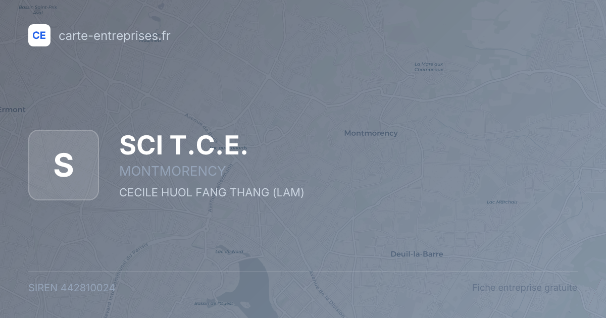 SCI T.C.E. — 442810024 — fiche entreprise