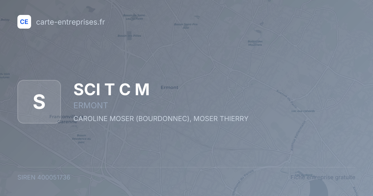 SCI T C M — 400051736 — fiche entreprise