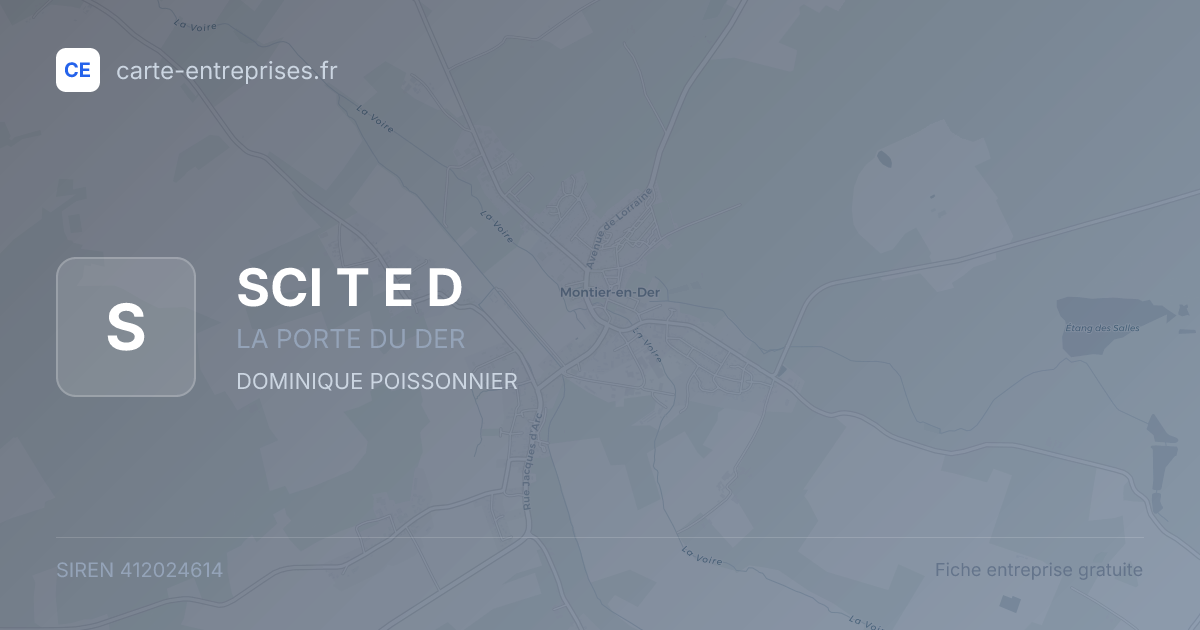 SCI T E D — 412024614 — fiche entreprise