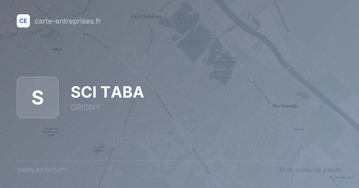 SCI TABA — 437975071 — fiche entreprise