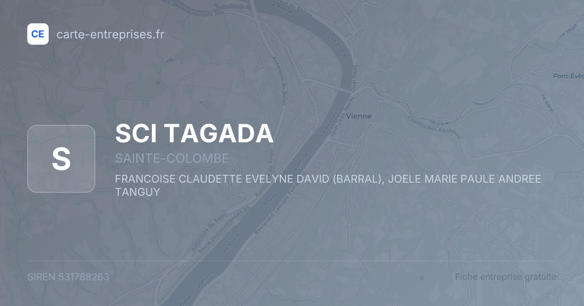 SCI TAGADA — 531788263 — fiche entreprise