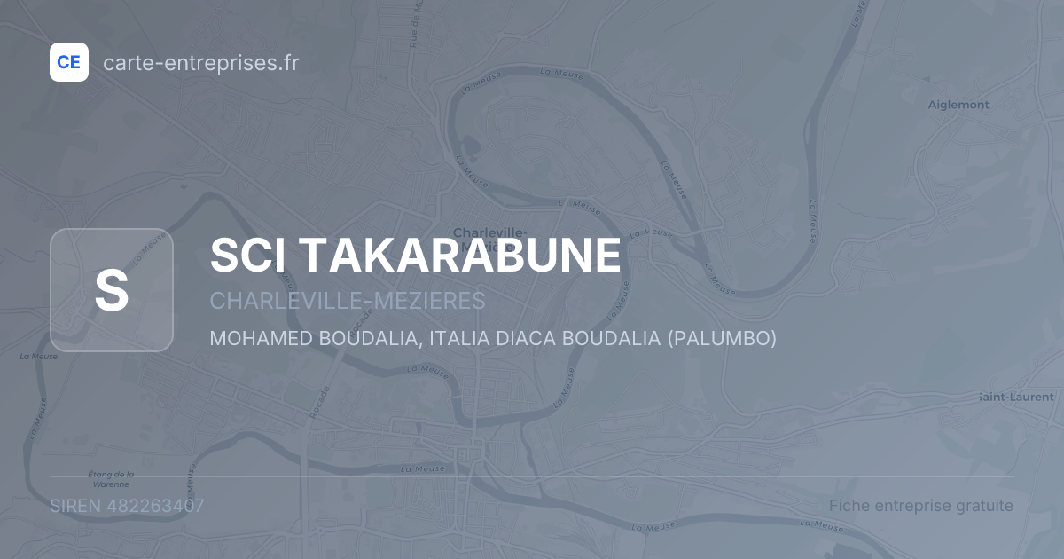 SCI TAKARABUNE — 482263407 — fiche entreprise