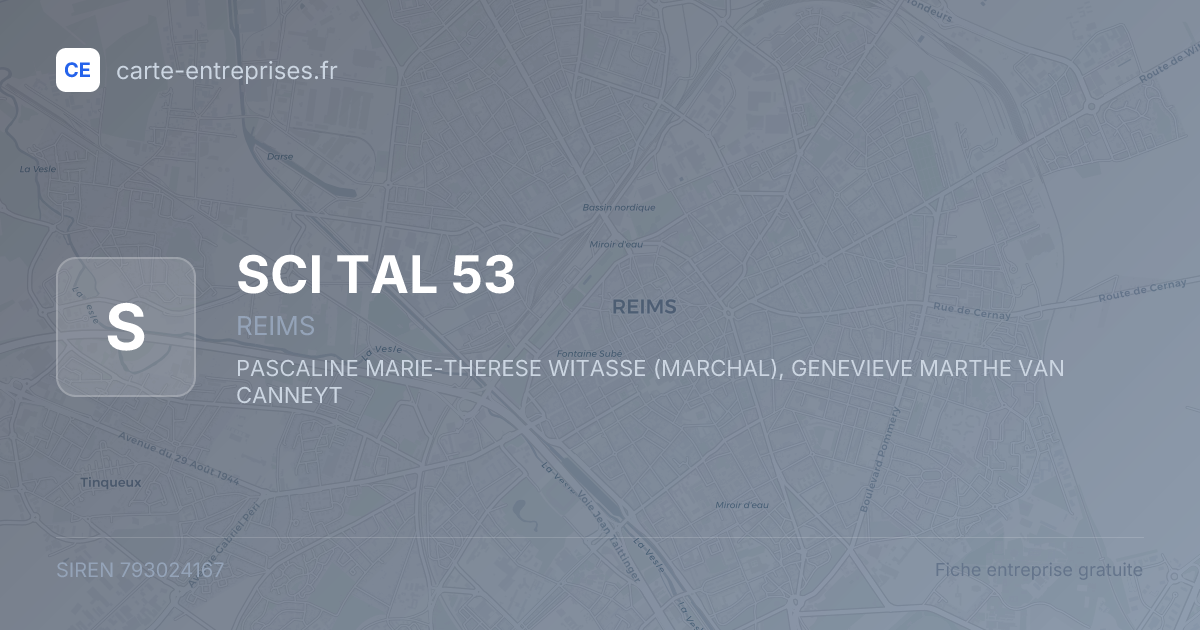 SCI TAL 53 — 793024167 — fiche entreprise