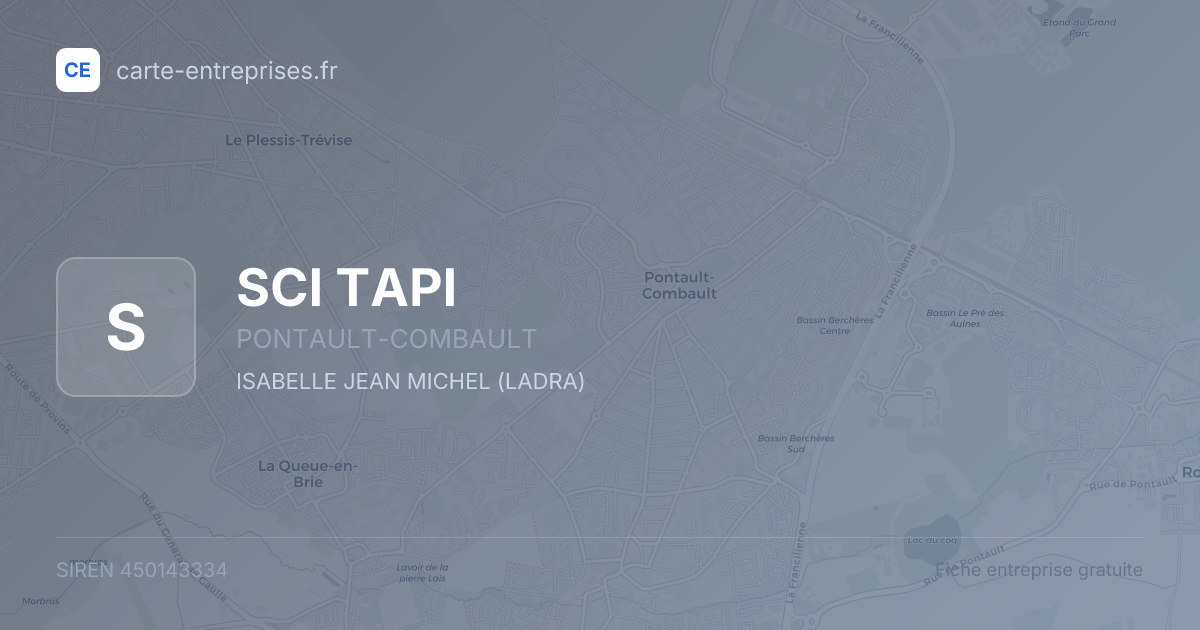 SCI TAPI — 450143334 — fiche entreprise