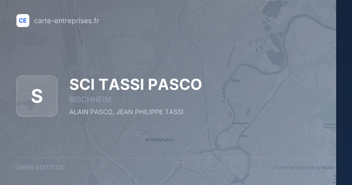 SCI TASSI PASCO — 413771320 — fiche entreprise