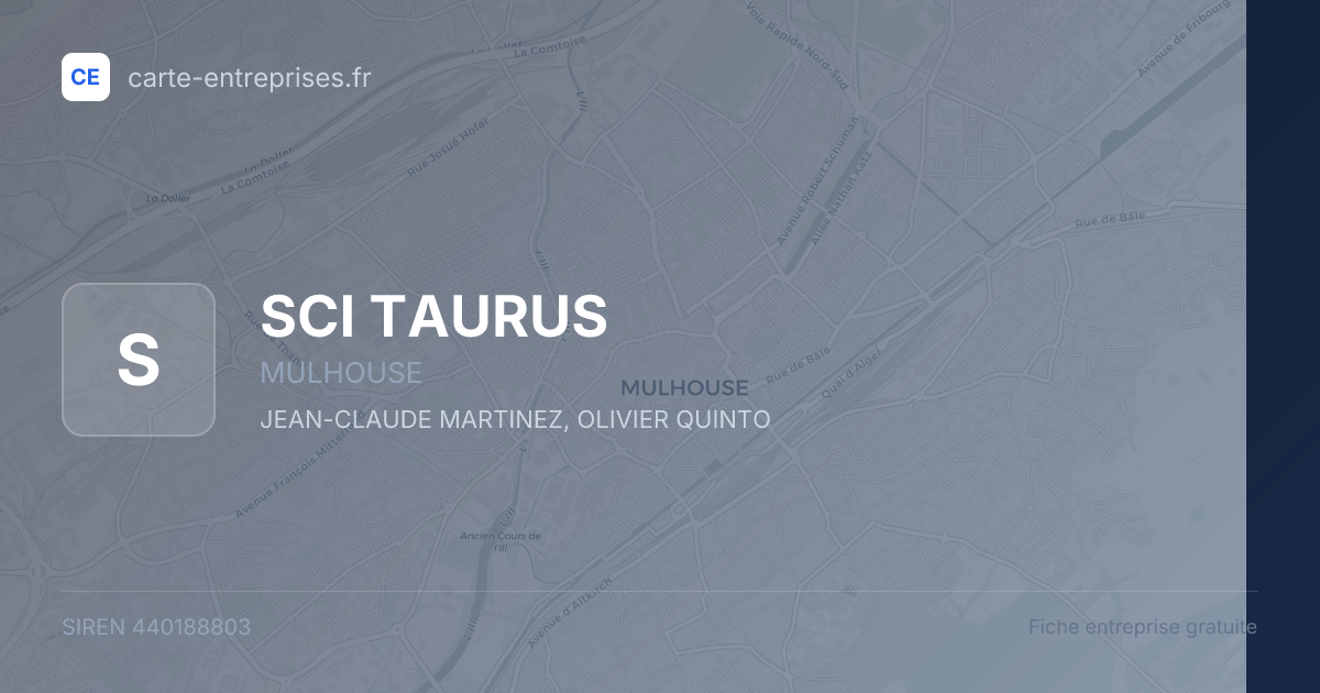 SCI TAURUS — 440188803 — fiche entreprise