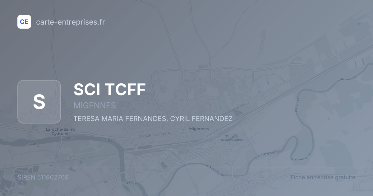 SCI TCFF — 511902769 — fiche entreprise
