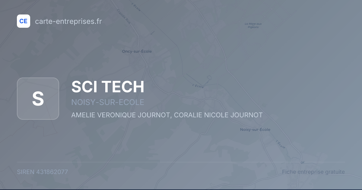 SCI TECH — 431862077 — fiche entreprise
