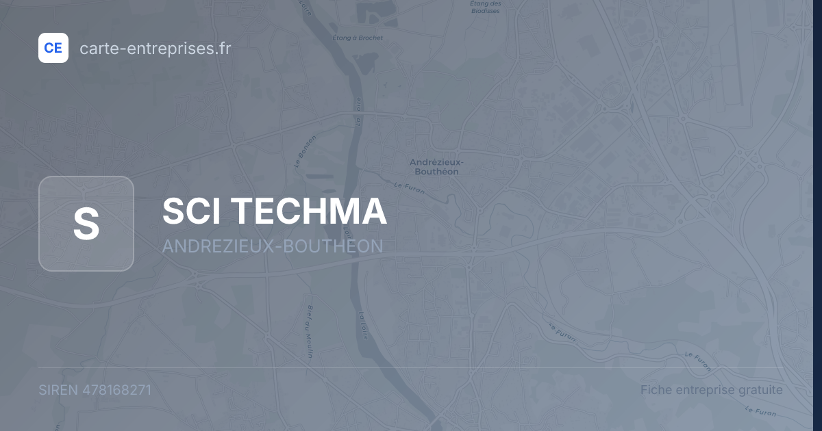 SCI TECHMA — 478168271 — fiche entreprise