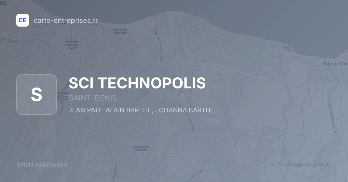 SCI TECHNOPOLIS — 484836564 — fiche entreprise