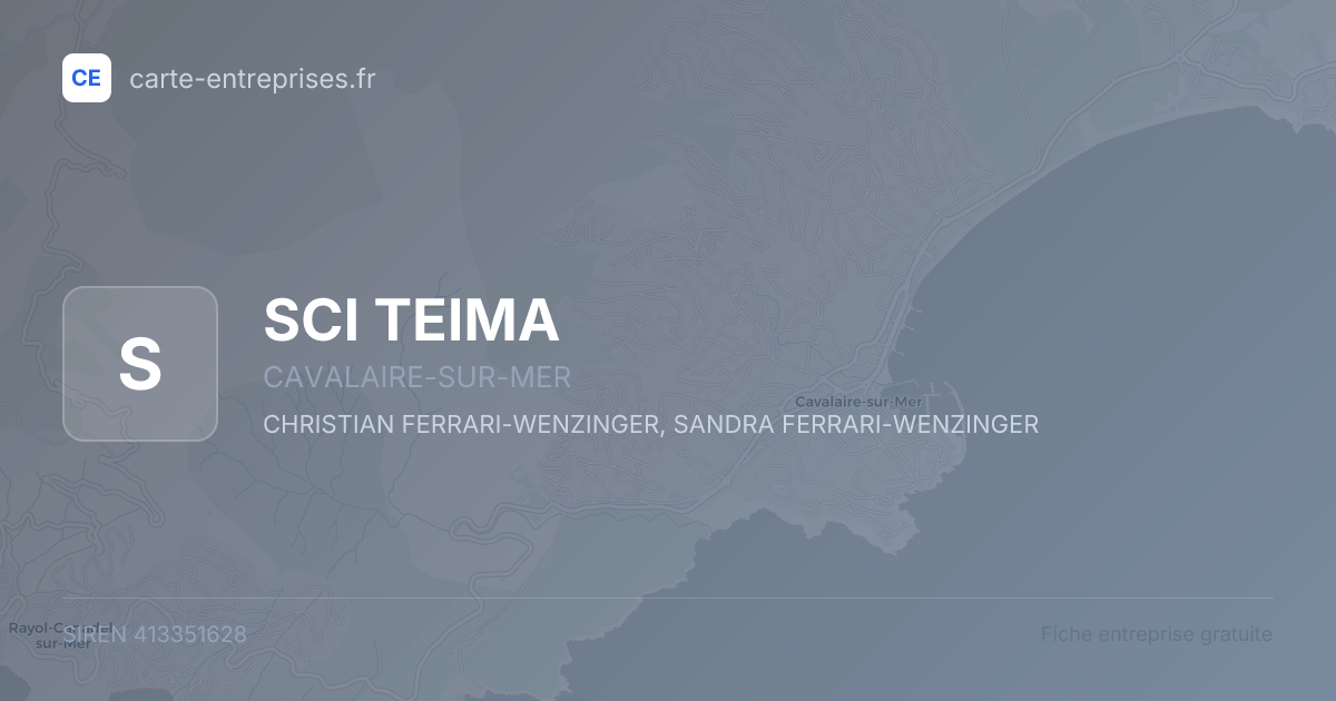 SCI TEIMA — 413351628 — fiche entreprise