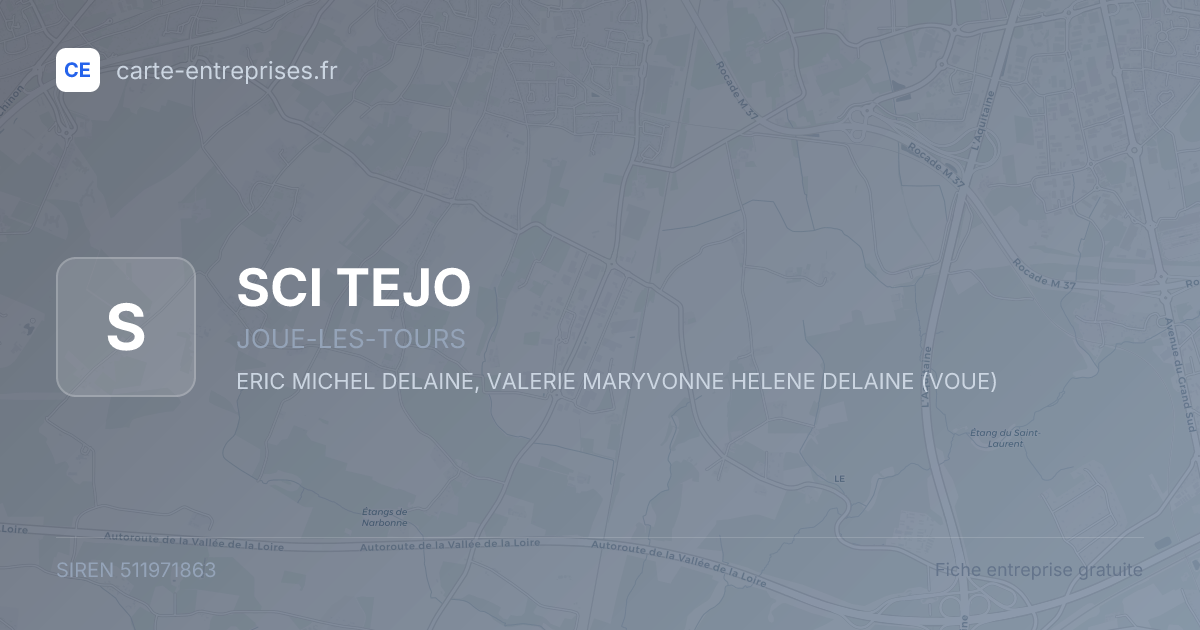 SCI TEJO — 511971863 — fiche entreprise