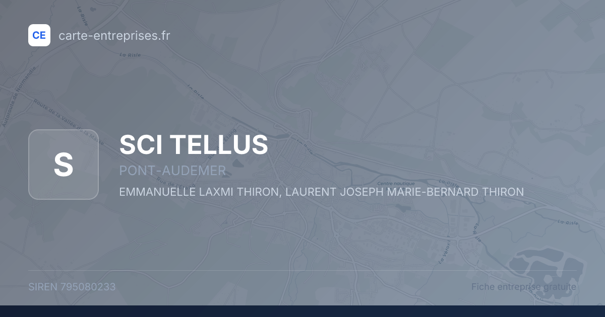 SCI TELLUS — 795080233 — fiche entreprise