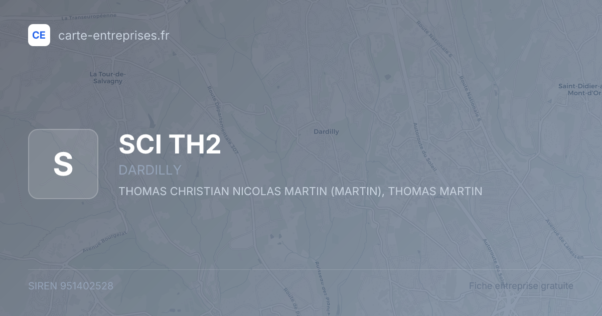 SCI TH2 — 951402528 — fiche entreprise