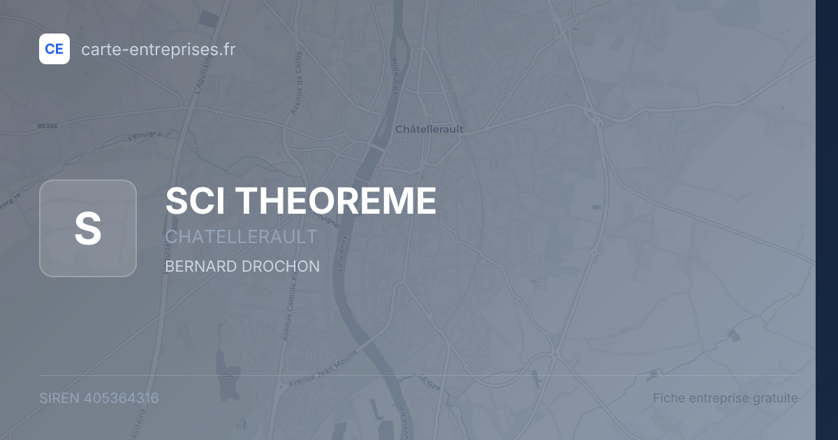 SCI THEOREME — 405364316 — fiche entreprise