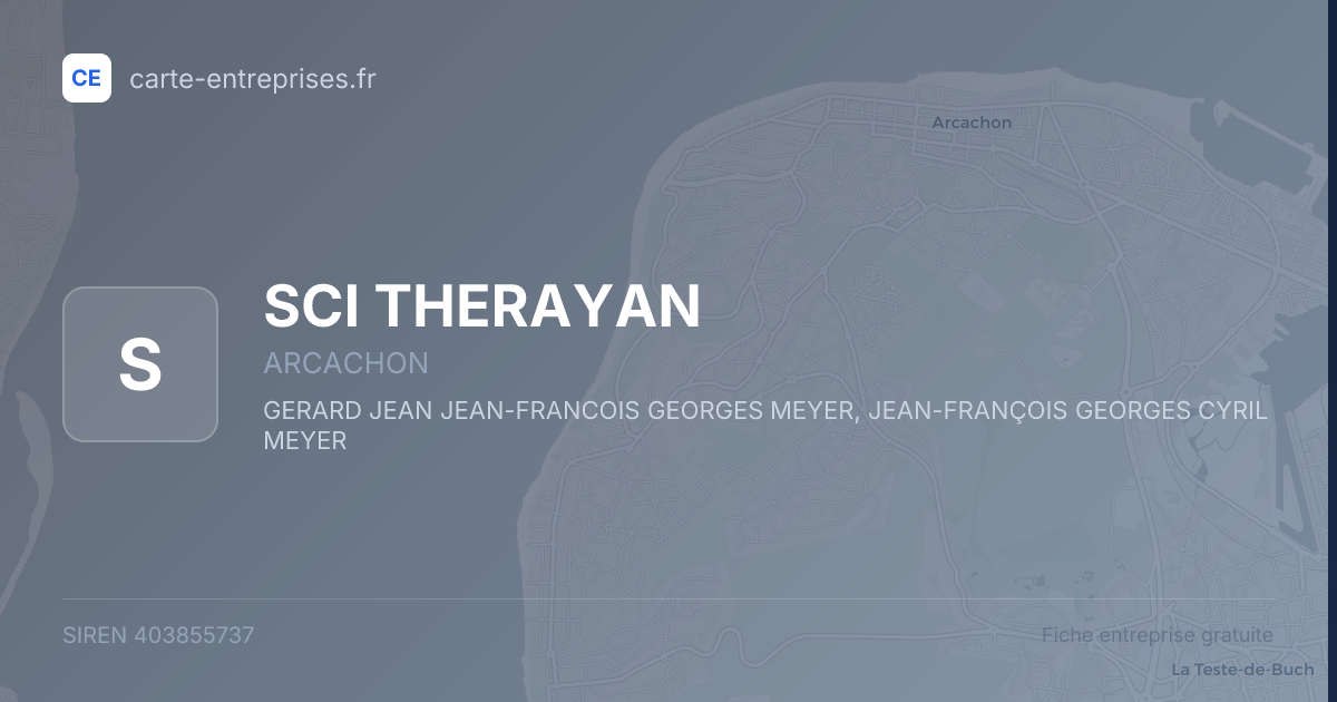 SCI THERAYAN — 403855737 — fiche entreprise