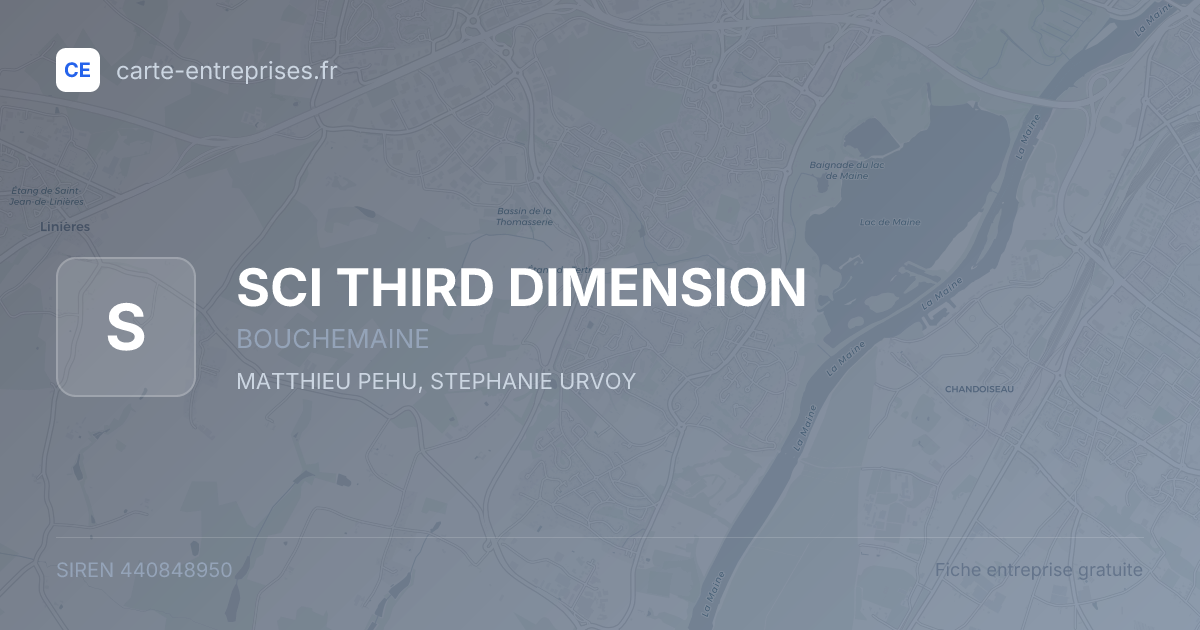 SCI THIRD DIMENSION — 440848950 — fiche entreprise