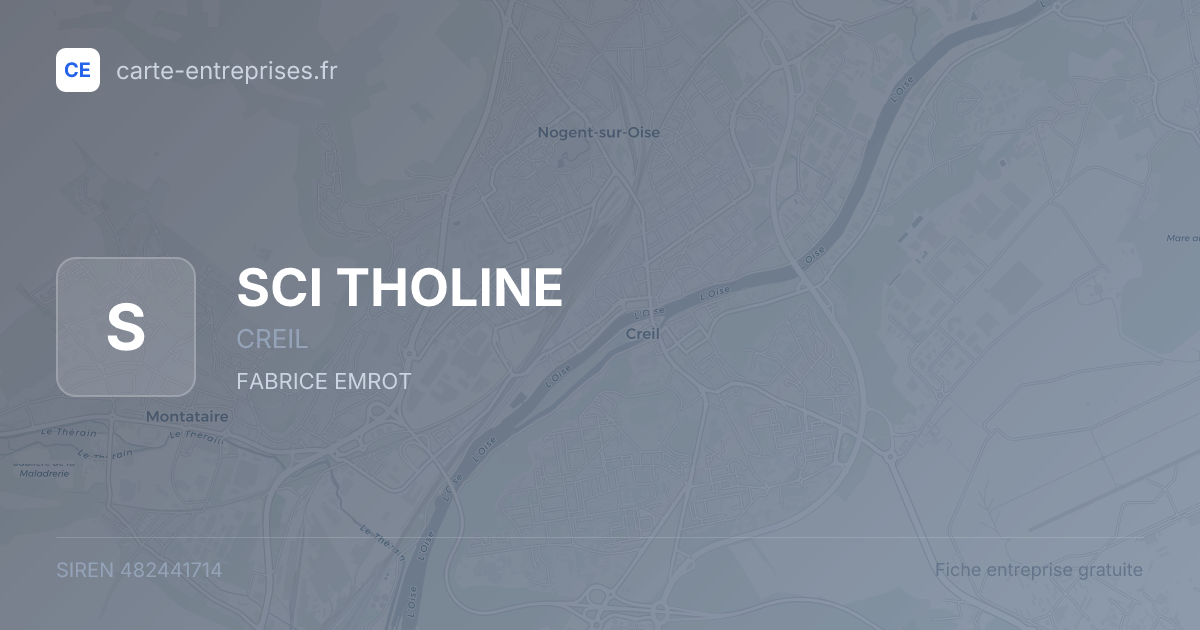 SCI THOLINE — 482441714 — fiche entreprise