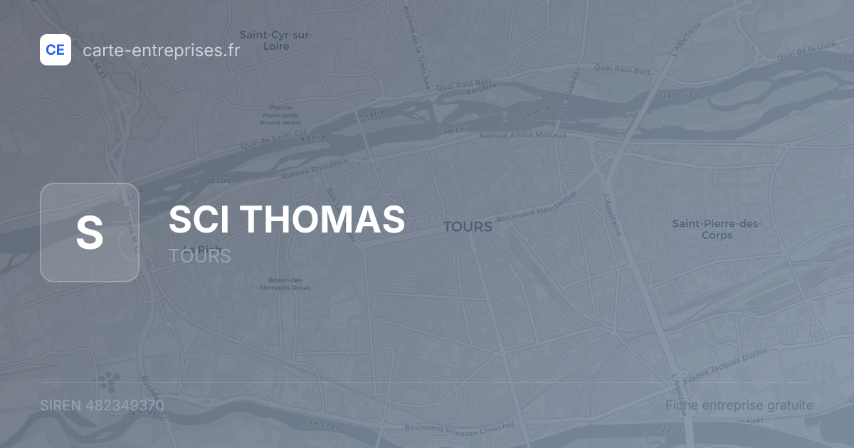 SCI THOMAS — 482349370 — fiche entreprise