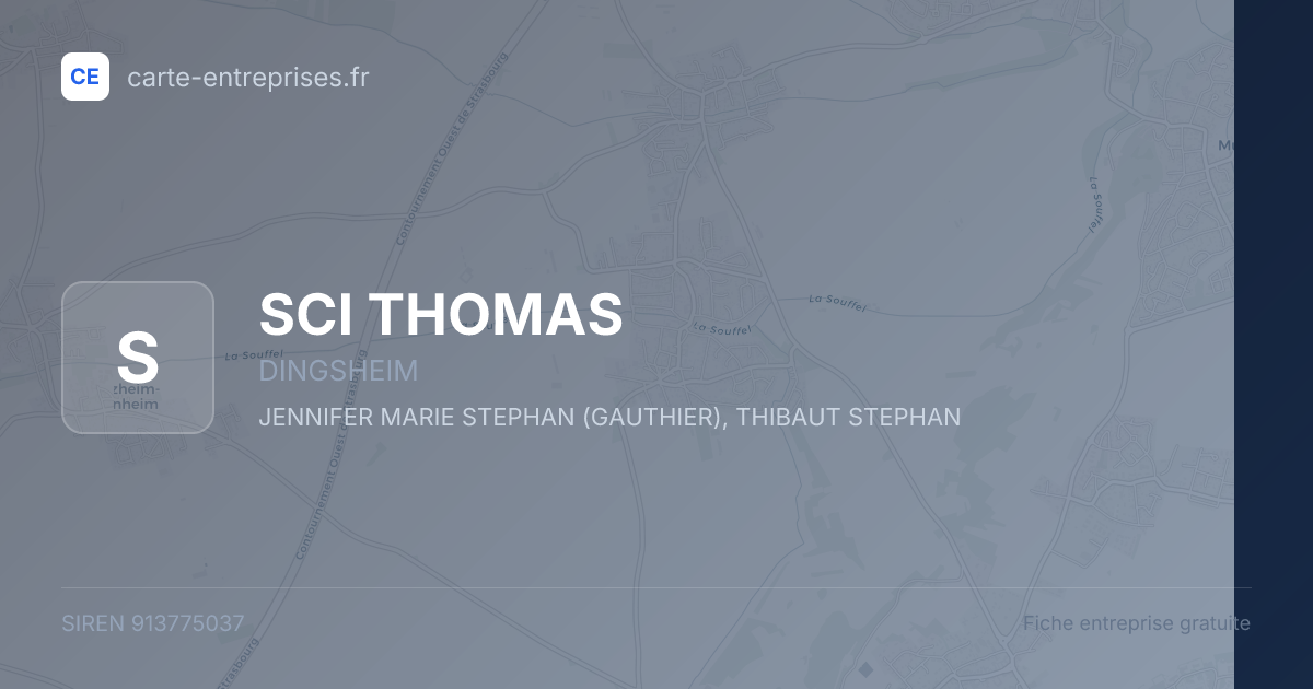 SCI THOMAS — 913775037 — fiche entreprise